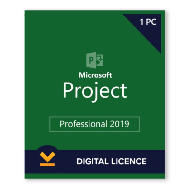 Microsoft Project Professional 2019 Retail License