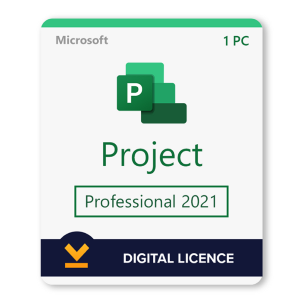 Microsoft Project Professional 2021 Retail License